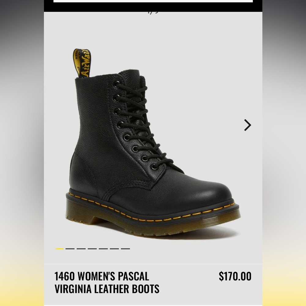 dr martens 1460 women’s pascal virginia leather boots